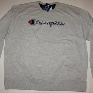 NWT Champion Outline Script Pullover Crewneck 2XL